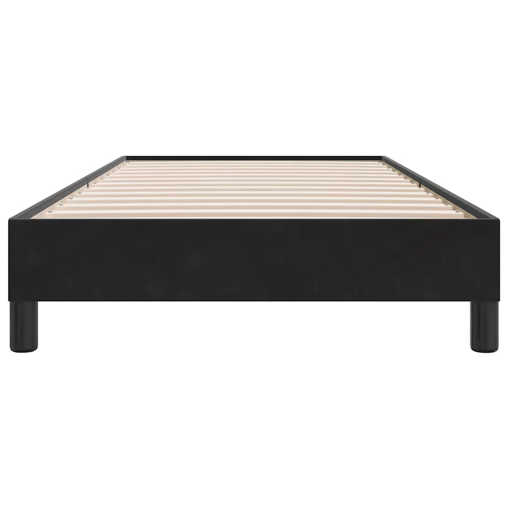 vidaXL Bedframe zonder matras 90x220 cm fluweel zwart, foto 4