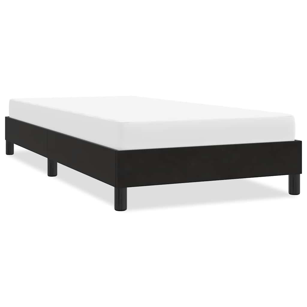 vidaXL Cadru de pat fără saltea Negru 90x220 cm catifea