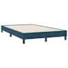 vidaXL Voodiraam ilma Madratsita Tumesinine 120x220 cm samet