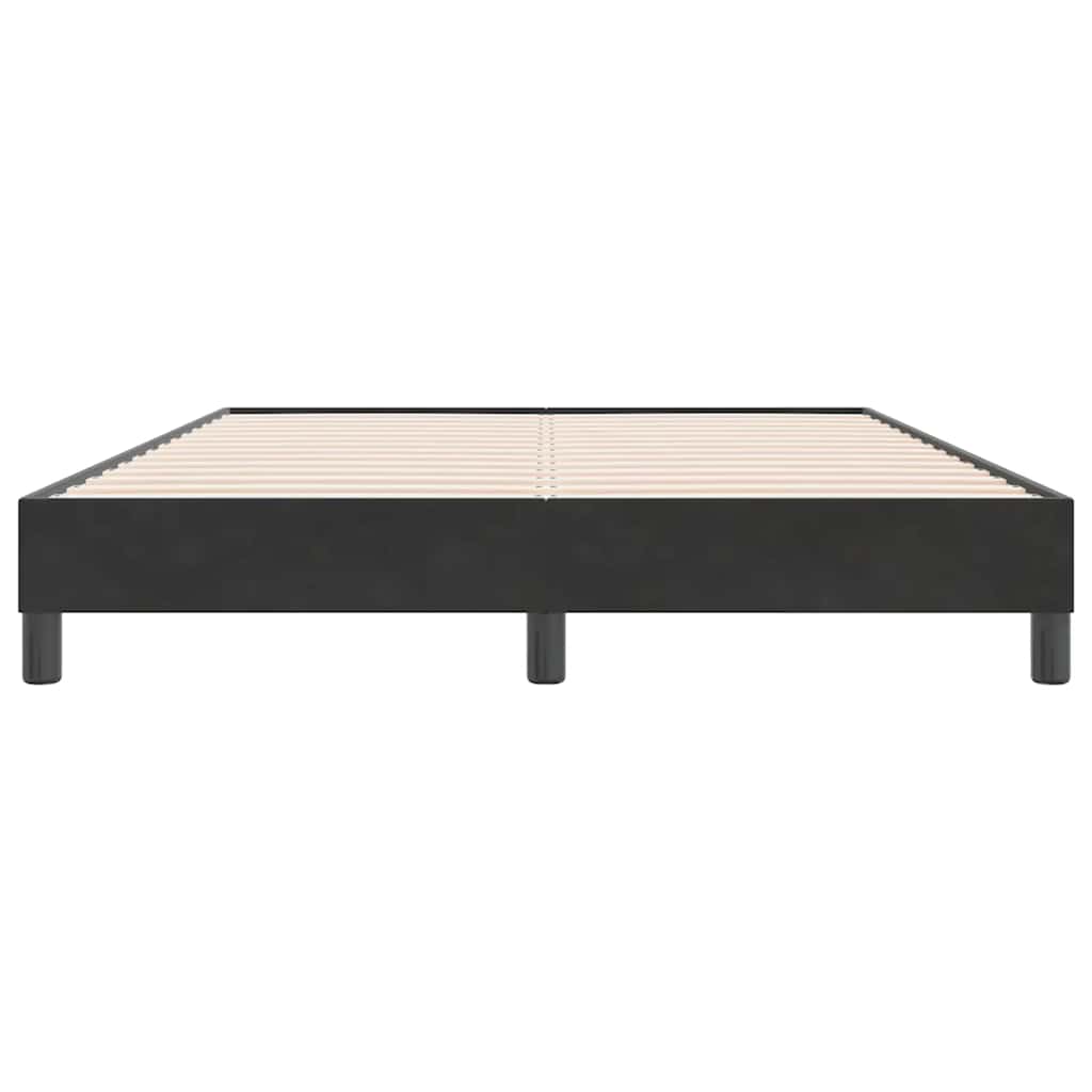 vidaXL Bedframe zonder matras 140x220 cm fluweel zwart, foto 4