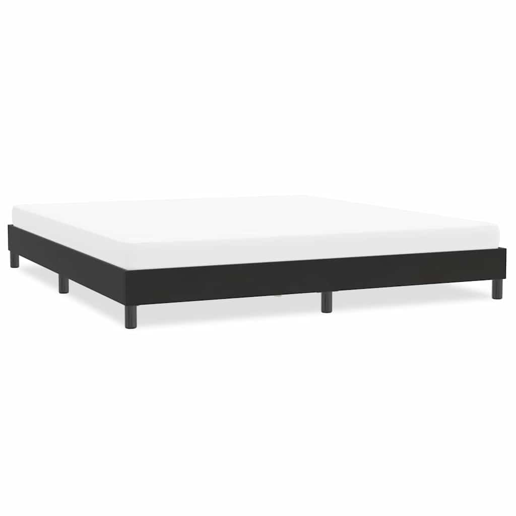 vidaXL Cadru de pat fără saltea Negru 200x220 cm catifea