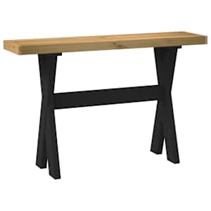vidaXL konsoollaud NOAIN X-kujulised jalad 120x30x75 cm