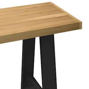 Psací stůl NOAIN na nohách ve tvaru A 120x50x75 cm borovice - obrázek 6