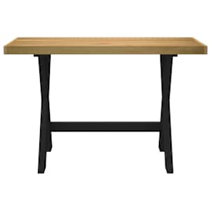 Psací stůl NOAIN na nohách ve tvaru X 120x50x75 cm borovice - obrázek 3