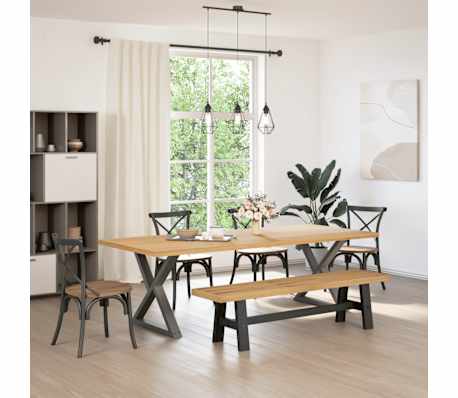 vidaXL J&iacute;deln&iacute; lavice NOAIN s nohami ve tvaru A 180x40x45 cm