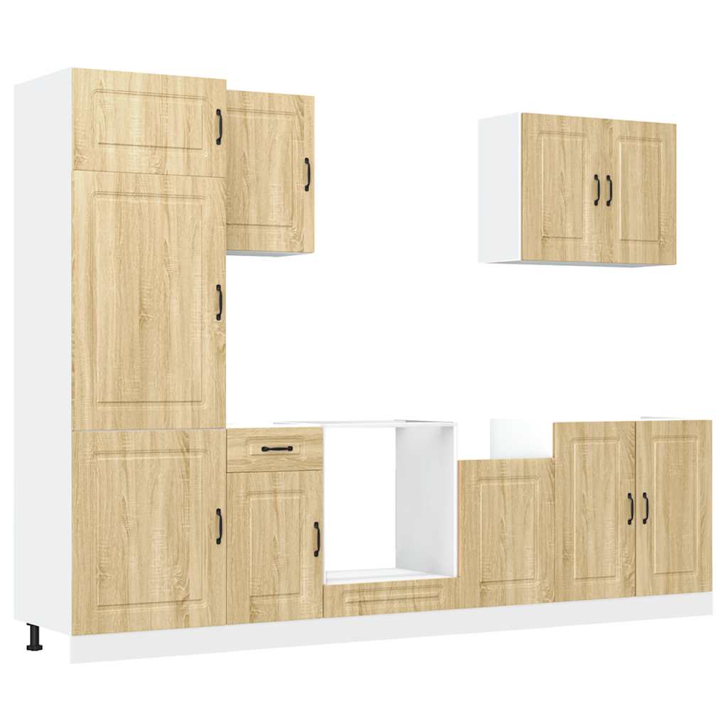 vidaXL 7dílná sada kuchyňských skříněk 