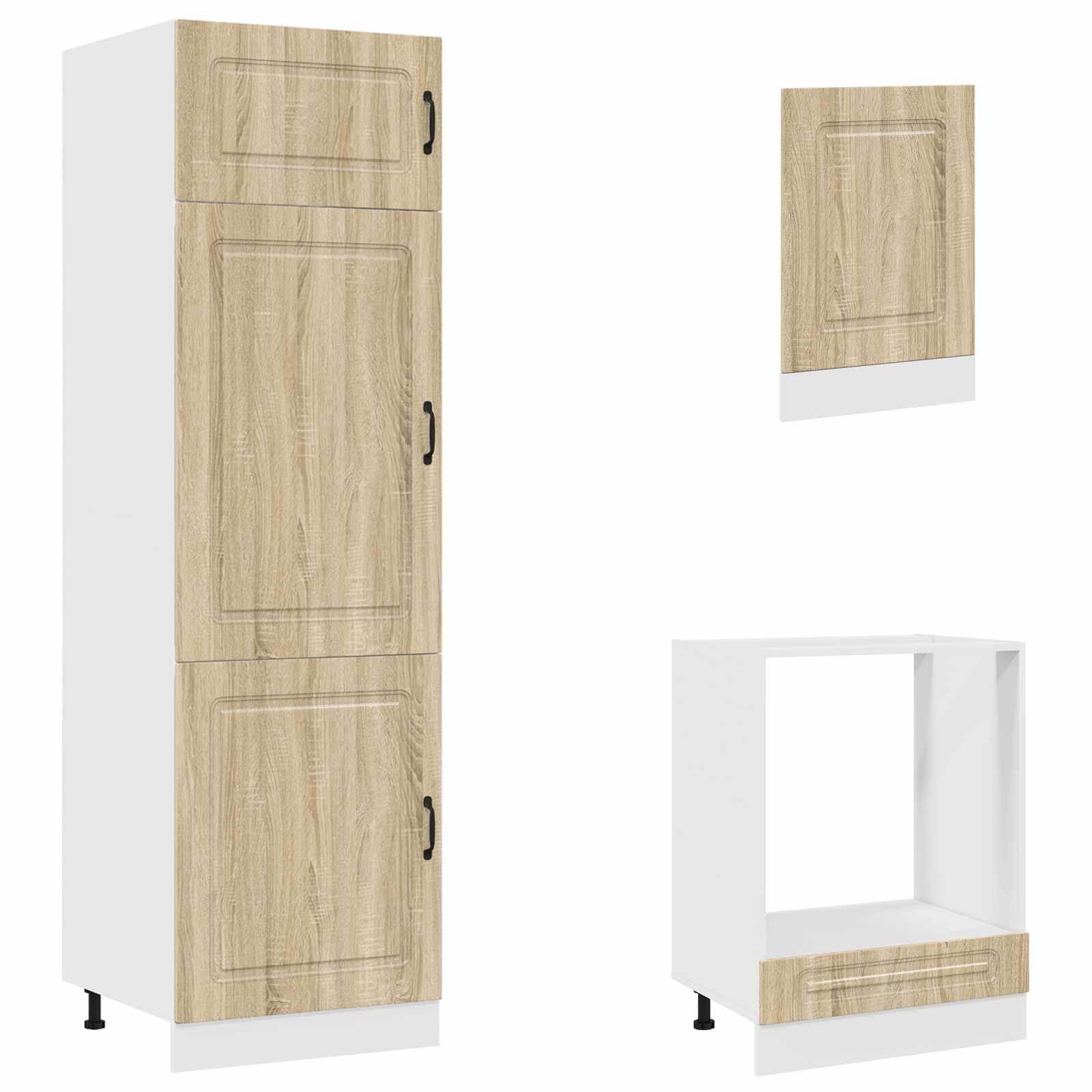vidaXL 7-tlg. Küchenschrank-Set Kalmar Sonoma-Eiche Holzwerkstoff – Bild 7