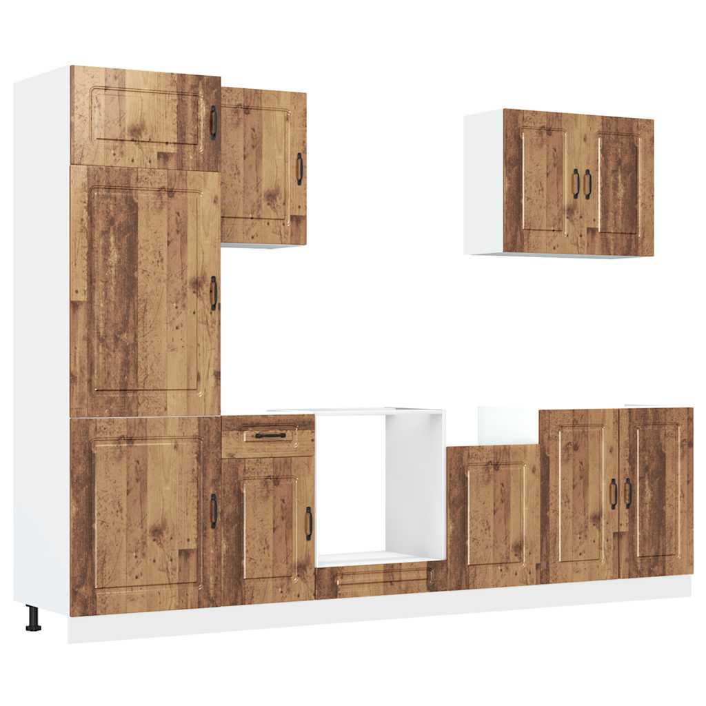 vidaXL 7dílná sada kuchyňských skříněk 