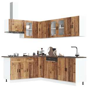 11 kosov kuhinjska omarica Porto starinski les inženirski les