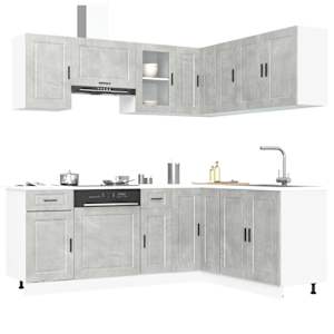 11 kosov kuhinjska omarica Porto betonsko siv inženirski les