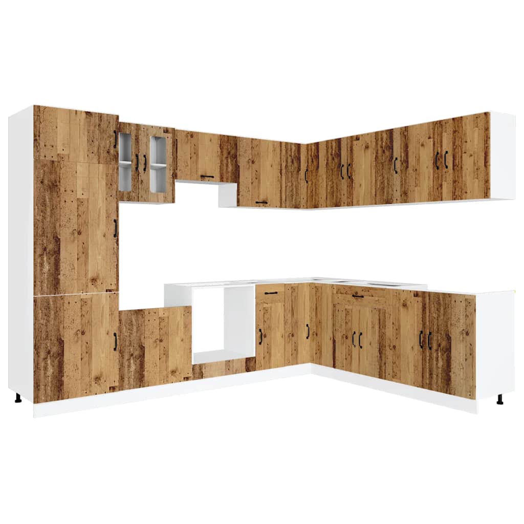 vidaXL 14dílná sada kuchyňských skříněk 