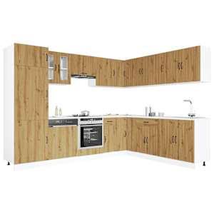 14kosov kuhinjska omarica Lucca artisan hrast inženirski les