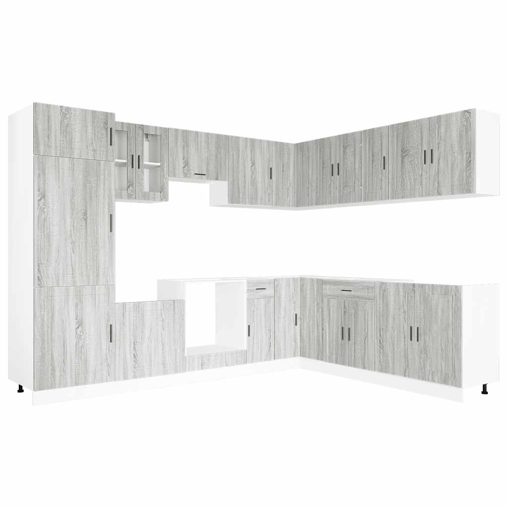 vidaXL 14dílná sada kuchyňských skříněk 