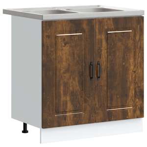 Kuchyňská skříň se dveřmi Kalmar 2 pcs Hnědá 80 x 46 x 81.5 cm - obrázek 2