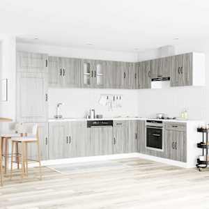 Kuhinjski element z vrati Kalmar Siva Sonoma 80 x 46 x 81,5 cm