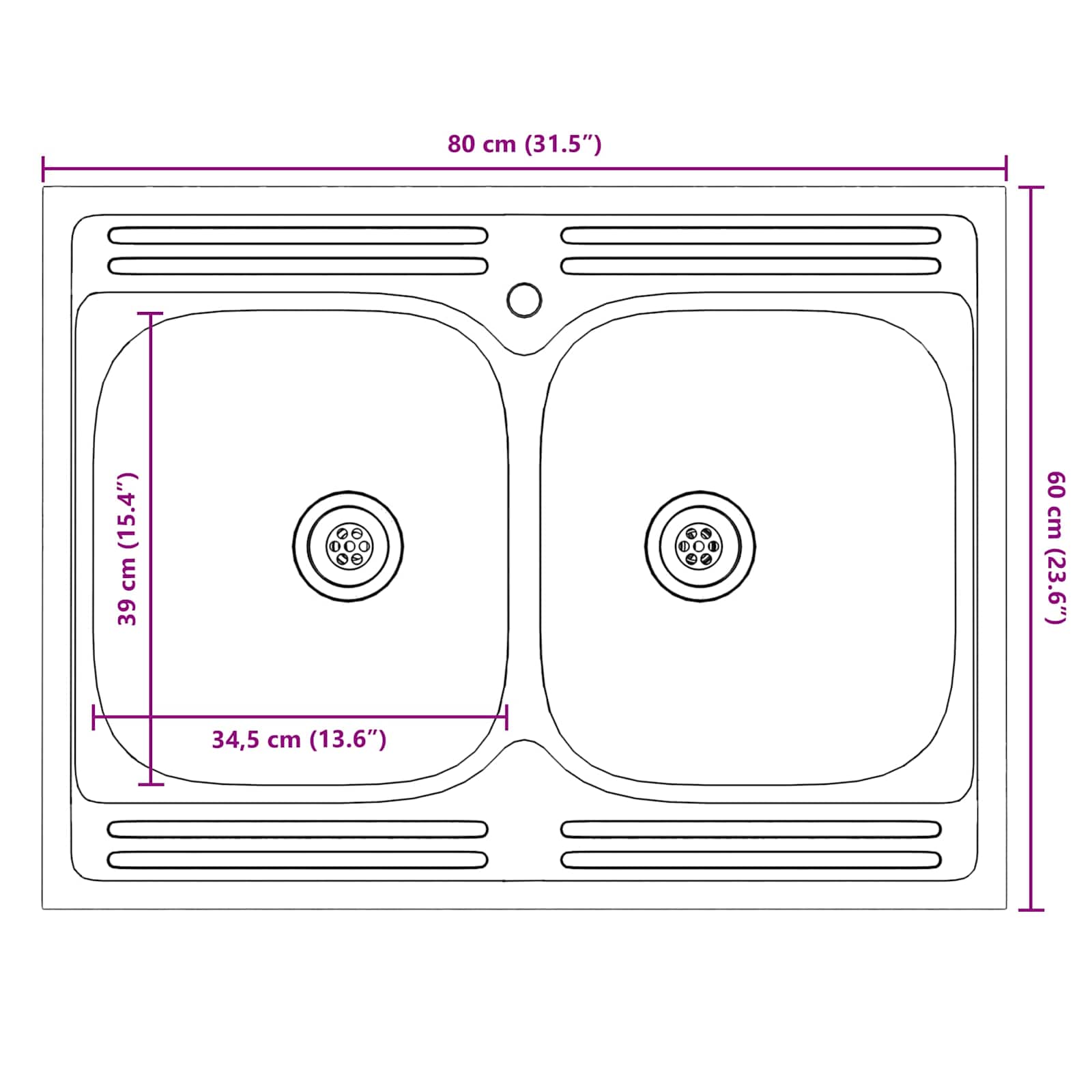 Pesuallas-kaappi ovella Lucca 2 pcs Betoni Harmaa Tekninen puu - Image 11
