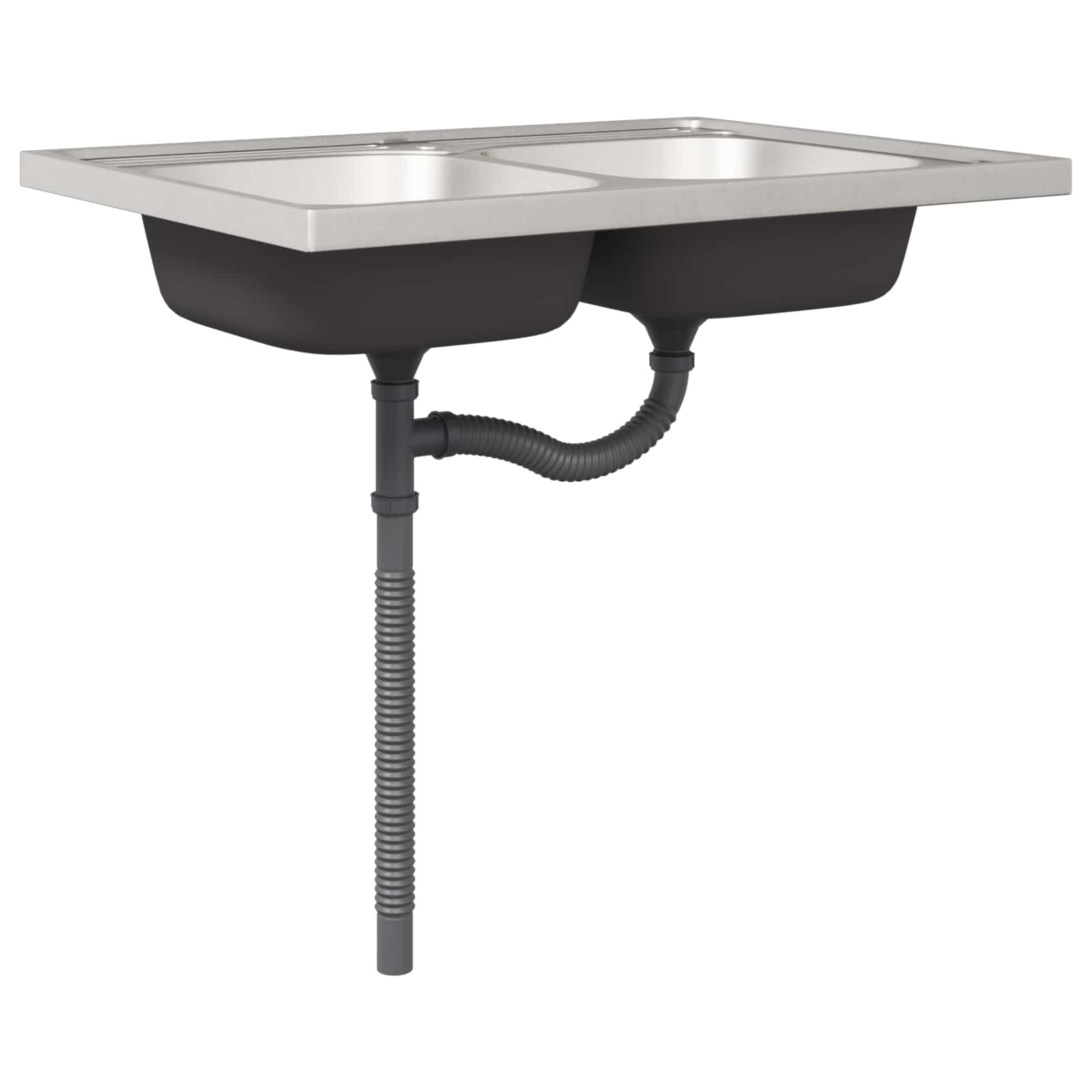 Kopalniška omarica z vrati Lucca 2 pcs Star les Konstruiran les - slika 5