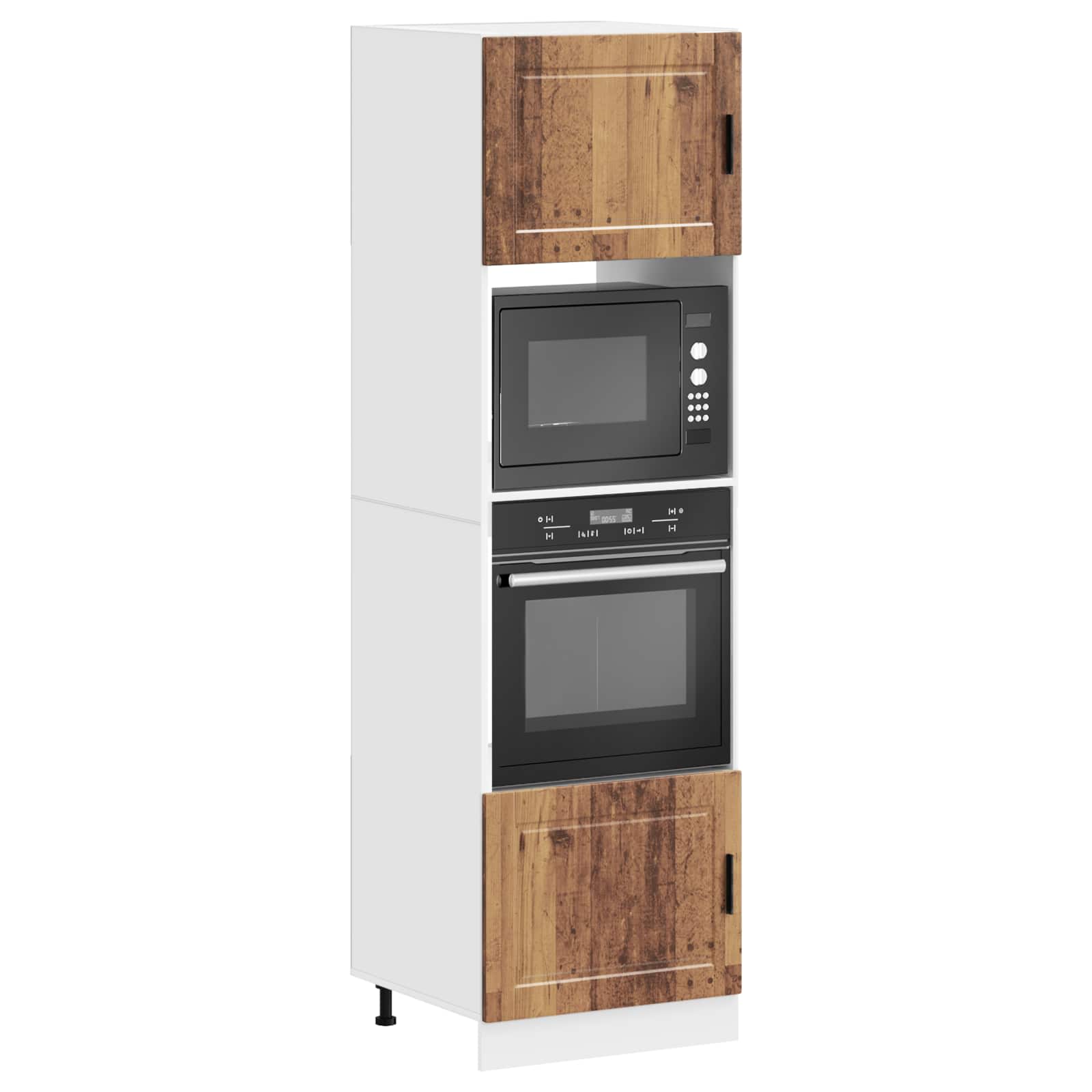vidaXL Ovenkasten 2 st Porto bewerkt hout oud houtkleurig bruin, foto 2