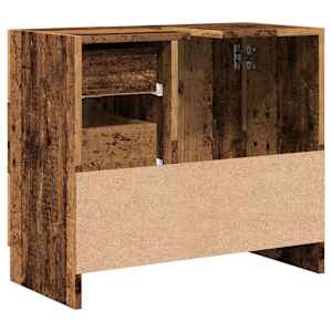Skříňka pod umyvadlo old wood 63 x 30 x 54 cm kompozitní dřevo - obrázek 5