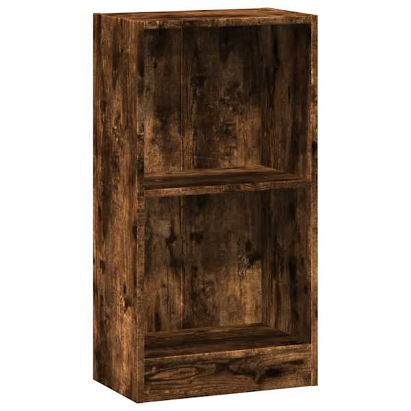 vidaXL raamaturiiul, suitsutatud tamm, 40x24x76 cm, tehispuit