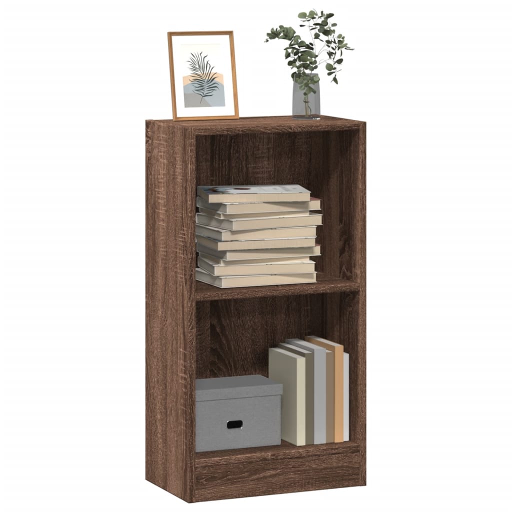 vidaXL Bücherregal Braun Eichen-Optik 40x24x76 cm Holzwerkstoff