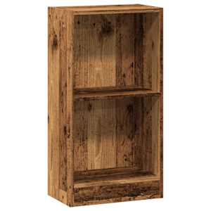 Knihovna old wood 40 x 24 x 76 cm kompozitní dřevo - obrázek 2