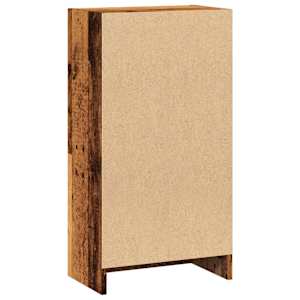 Knihovna old wood 40 x 24 x 76 cm kompozitní dřevo - obrázek 6