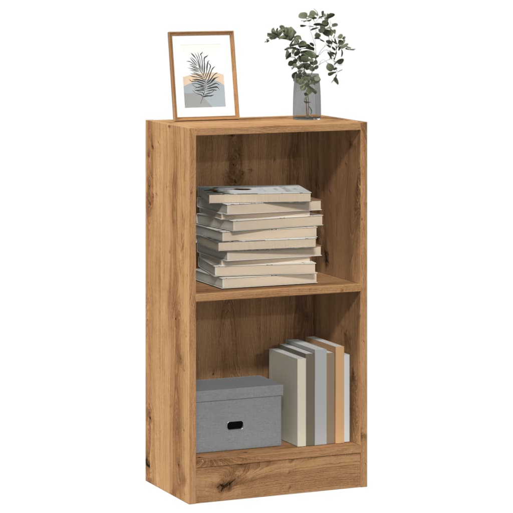 vidaXL Bücherregal Artisan-Eiche 40x24x76 cm Holzwerkstoff