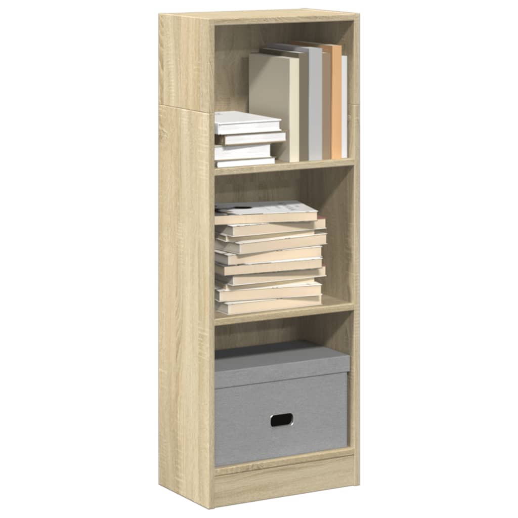 vidaXL Bücherregal Sonoma-Eiche 40x24x109 cm Holzwerkstoff