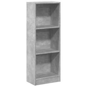 Knihovna betonově šedá 40 x 24 x 109 cm kompozitní dřevo - obrázek 2