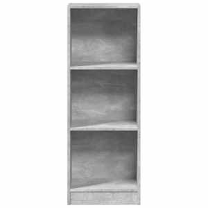 Knihovna betonově šedá 40 x 24 x 109 cm kompozitní dřevo - obrázek 4