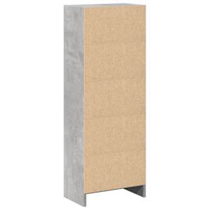Knihovna betonově šedá 40 x 24 x 109 cm kompozitní dřevo - obrázek 5