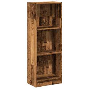 Knihovna old wood 40 x 24 x 109 cm kompozitní dřevo - obrázek 2