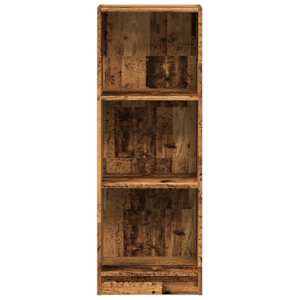 Knihovna old wood 40 x 24 x 109 cm kompozitní dřevo - obrázek 4