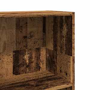 Knihovna old wood 40 x 24 x 109 cm kompozitní dřevo - obrázek 7