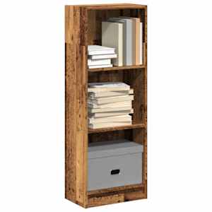 Knihovna old wood 40 x 24 x 109 cm kompozitní dřevo - obrázek 1