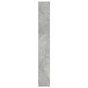 Knihovna betonově šedá 40 x 24 x 176 cm kompozitní dřevo - obrázek 5