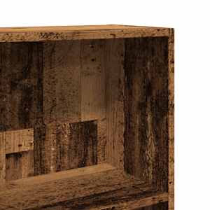 Knihovna old wood 40 x 24 x 176 cm kompozitní dřevo - obrázek 7