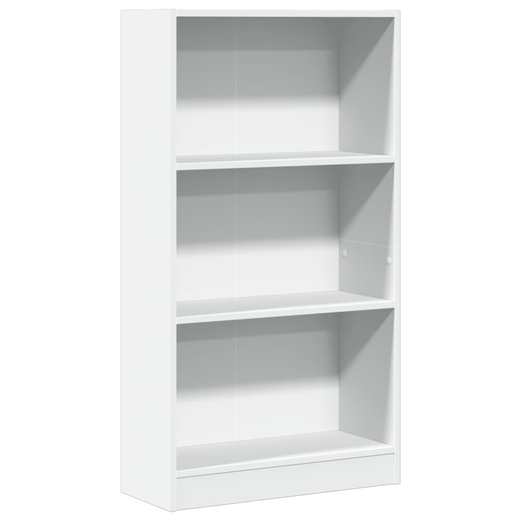 vidaXL Knihovna bílá 60 x 24 x 109 cm kompozitní dřevo