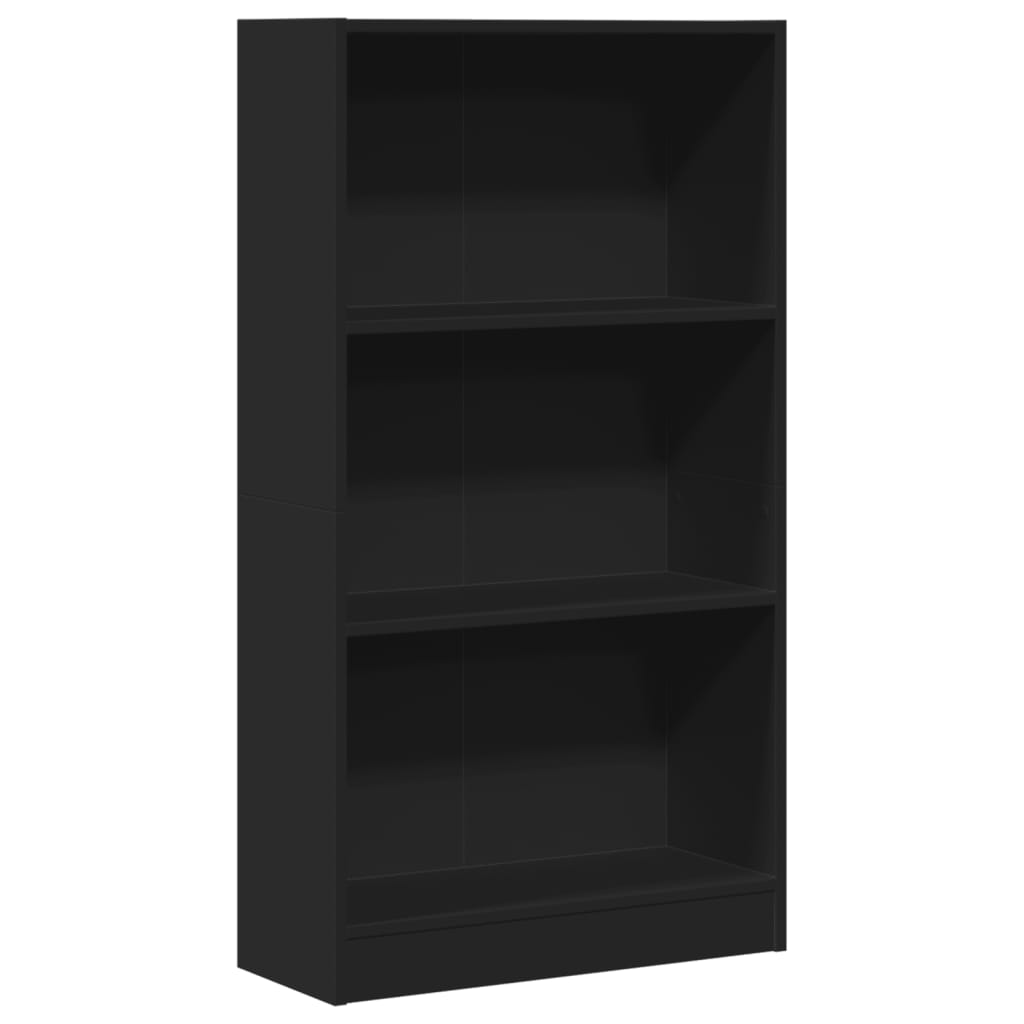 Thumbnail - vidaXL Bücherregal Schwarz 60x24x109 cm Holzwerkstoff