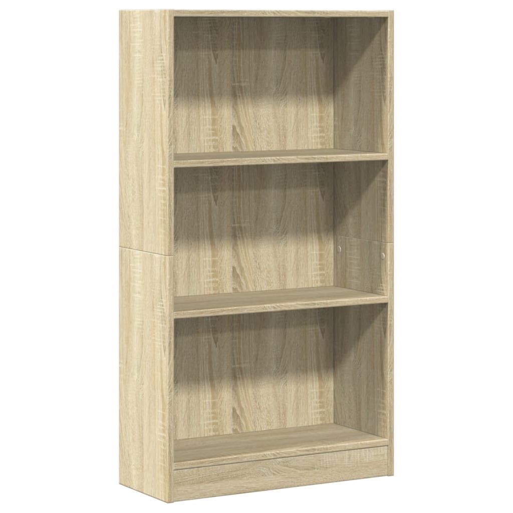 vidaXL Knihovna dub sonoma 60 x 24 x 109 cm kompozitní dřevo