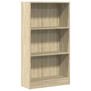 Knihovna dub sonoma 60 x 24 x 109 cm kompozitní dřevo - obrázek 2