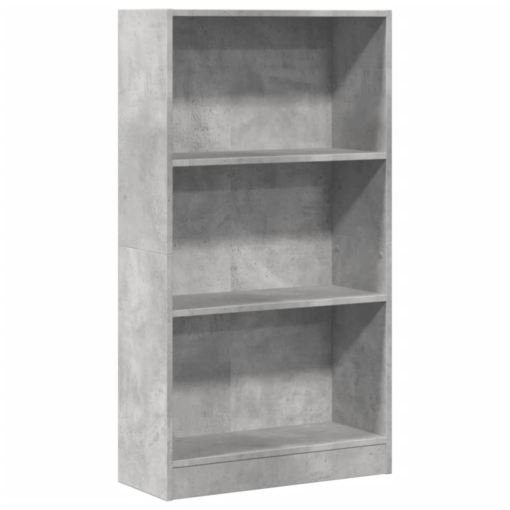 vidaXL Knihovna betonově šedá 60 x 24 x 109 cm kompozitní dřevo