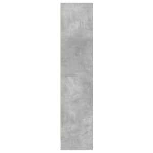 Knihovna betonově šedá 60 x 24 x 109 cm kompozitní dřevo - obrázek 5
