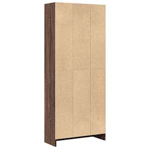 Knihovna hnědý dub 60 x 24 x 143 cm kompozitní dřevo - obrázek 6