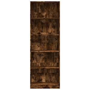Knihovna kouřový dub 60 x 24 x 176 cm kompozitní dřevo - obrázek 4