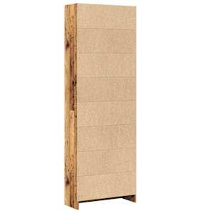 Knihovna old wood 60 x 24 x 176 cm kompozitní dřevo - obrázek 6