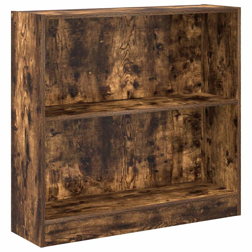 vidaXL Knihovna kouřový dub 80 x 24 x 76 cm kompozitní dřevo