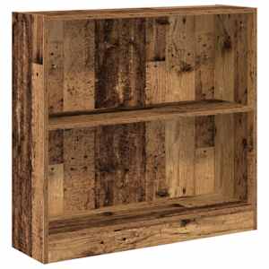 Knihovna old wood 80 x 24 x 76 cm kompozitní dřevo - obrázek 2