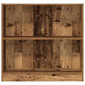 Knihovna old wood 80 x 24 x 76 cm kompozitní dřevo - obrázek 5